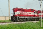 WSOR 2054 leads the Madison to Janesville freight long hood forward